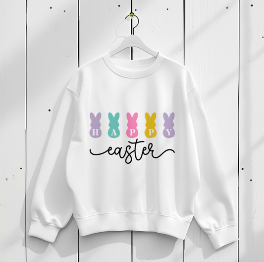 Happy Easter White Sweater