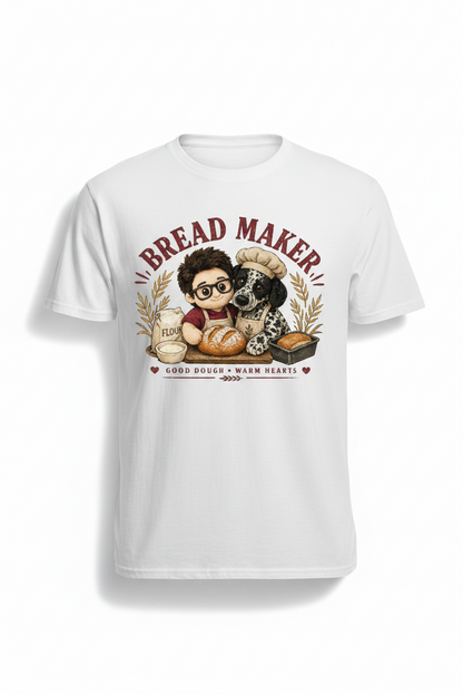 Bread Maker T-Shirt | Cute Plushie Baking Graphic Tee