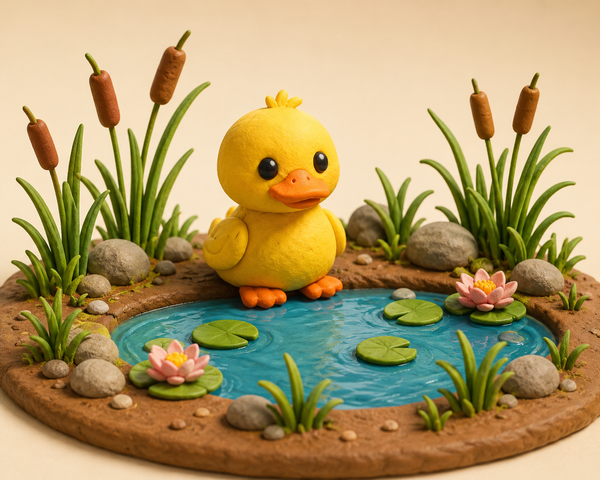 Blender 3D for Beginners: Create a Cute Clay Style Duck