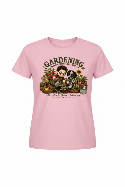 Gardening T-Shirt | Cute Plushie Garden Graphic Tee