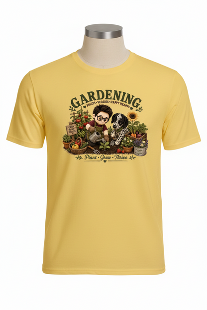 Gardening T-Shirt | Cute Plushie Garden Graphic Tee