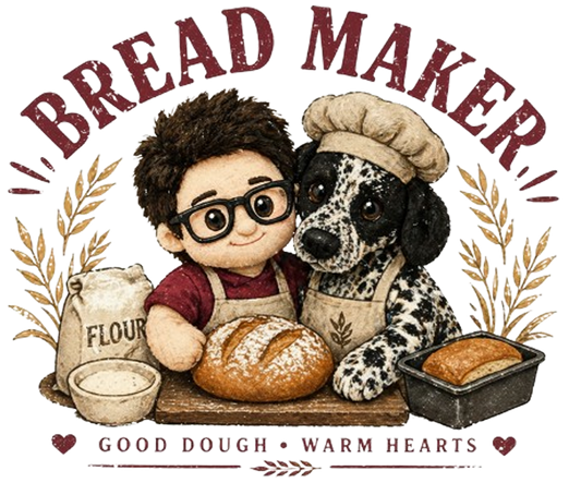 Bread Maker T-Shirt | Cute Plushie Baking Graphic Tee