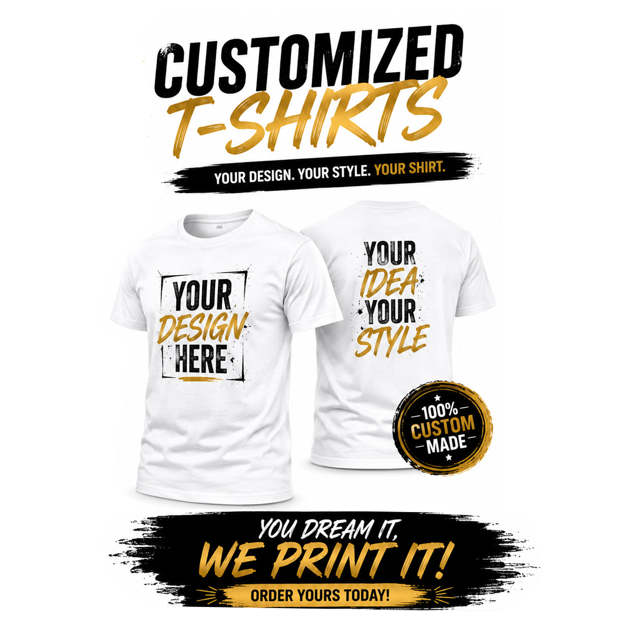Custom T-Shirt - Design Your Own