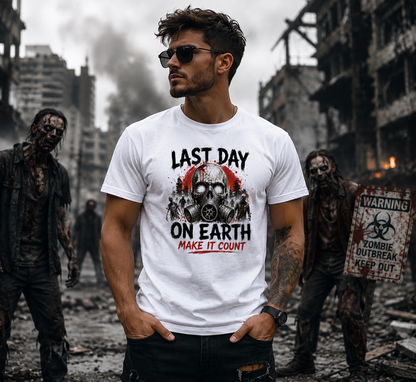 Last Day On Earth – Make It Count White Graphic Tee