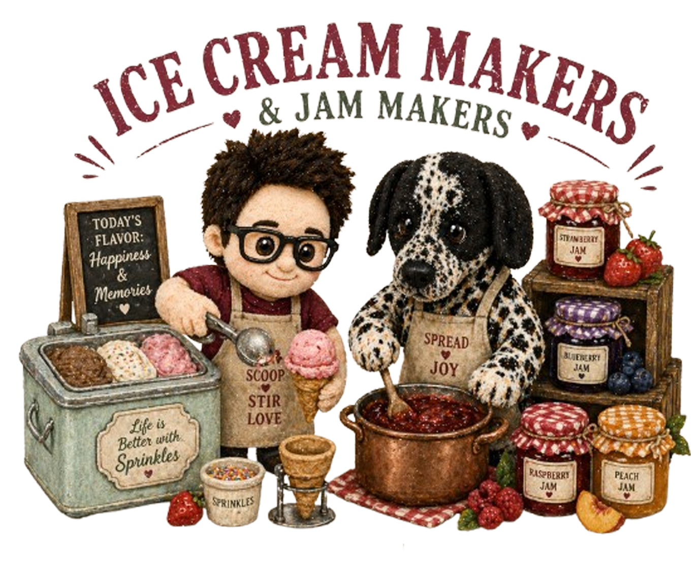 Ice Cream Makers & Jam Makers T-Shirt